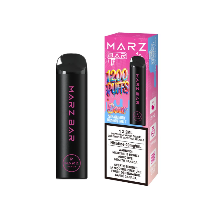 Marz Bar 1200 - Sour Strawberry Dragonfruit