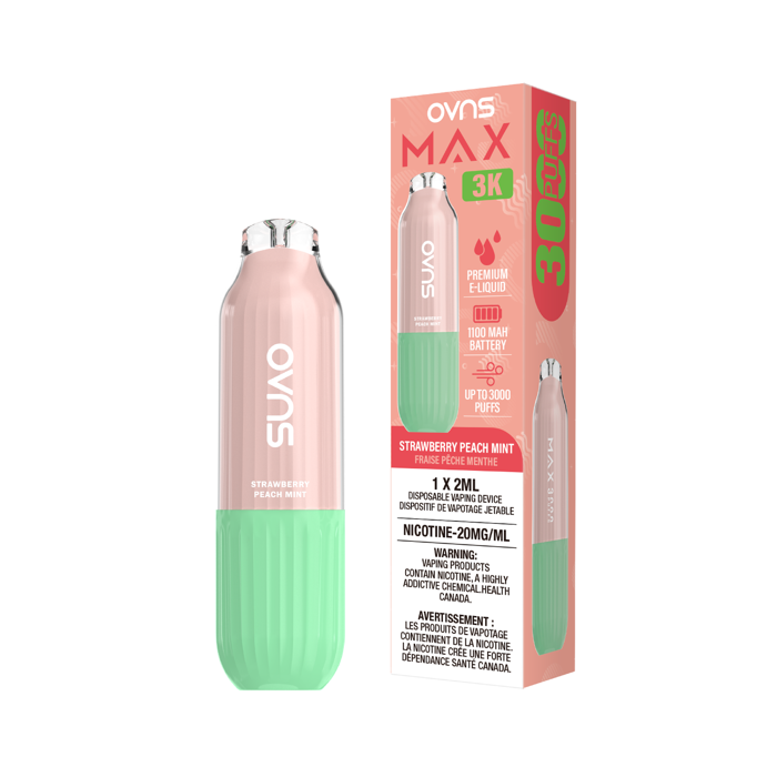 OVNS Max 3k - Strawberry Peach Mint