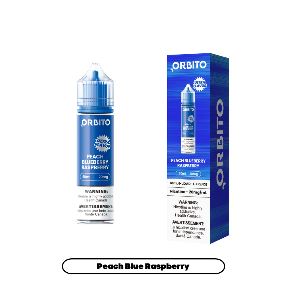 Orbito E-Liquid (60mL) - Peach Blueberry Raspberry