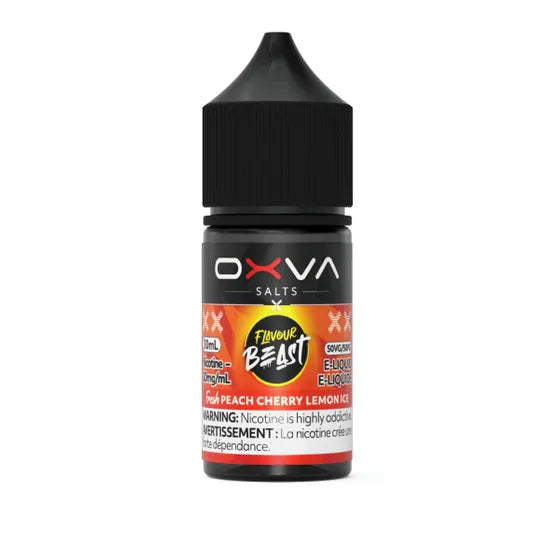 Flavour Beast x OXVA E-liquid - Fresh Peach Cherry Lemon Ice