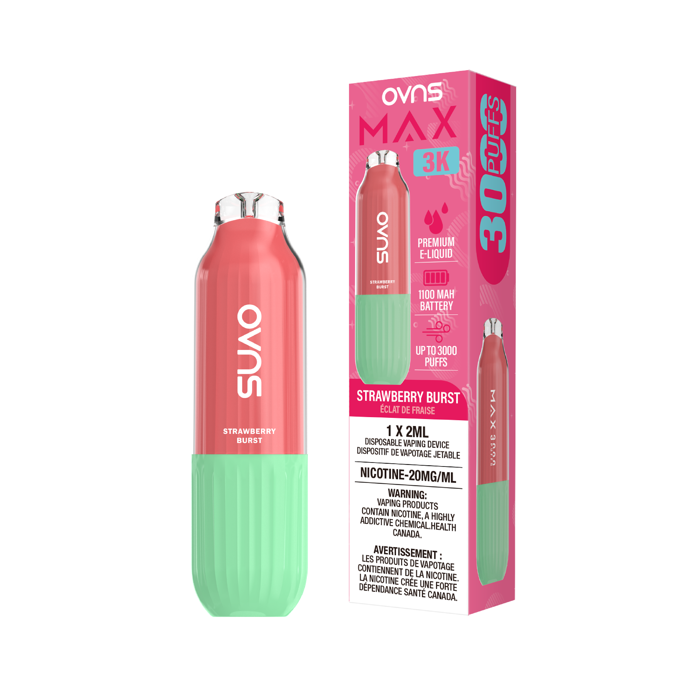 OVNS Max 3k - Strawberry Burst