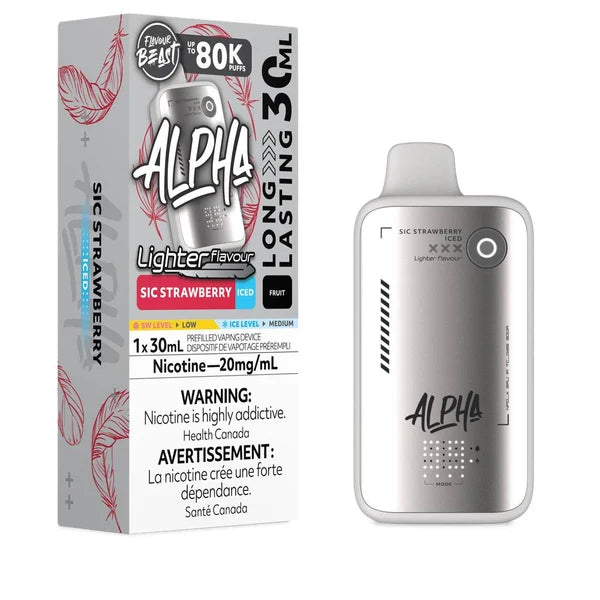 Flavour Beast Alpha Disposable - L.S. Sic Strawberry Iced 20MG