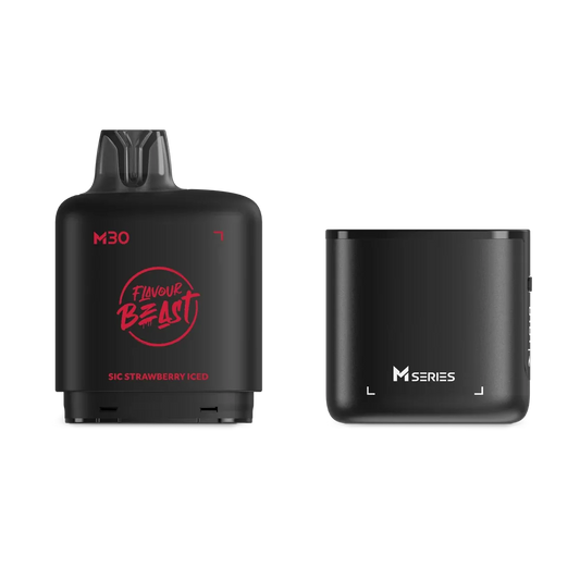 Level X M Series Starter Kit 30ml - Flavour Beast - Sic Strawberry Iced 20MG