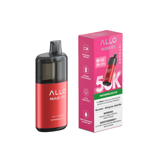 Allo Intense Nuud 50K Disposable Vape - Watermelon Ice