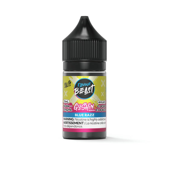 Flavour Beast E-Liquid - Gushin Blue Razz 20mg/30mL