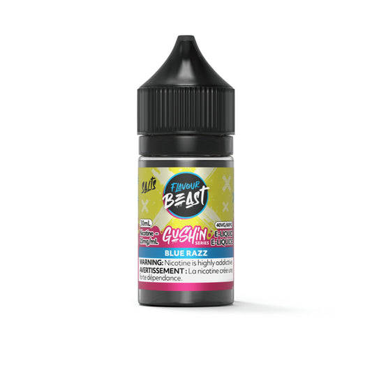 Flavour Beast E-Liquid - Gushin Blue Razz 20mg/30mL