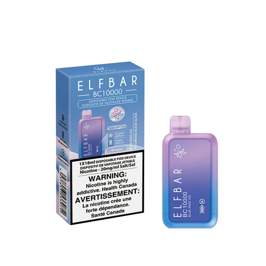 ELF Bar BC10K 18ml Disposable Vape - Blue Razz Ice