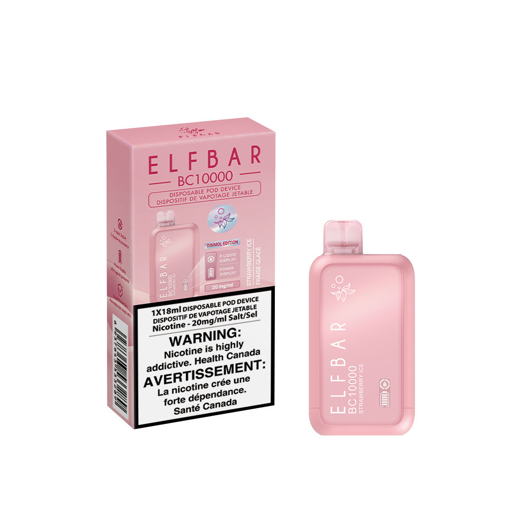 ELF Bar BC10K 18ml Disposable Vape - Strawberry Ice