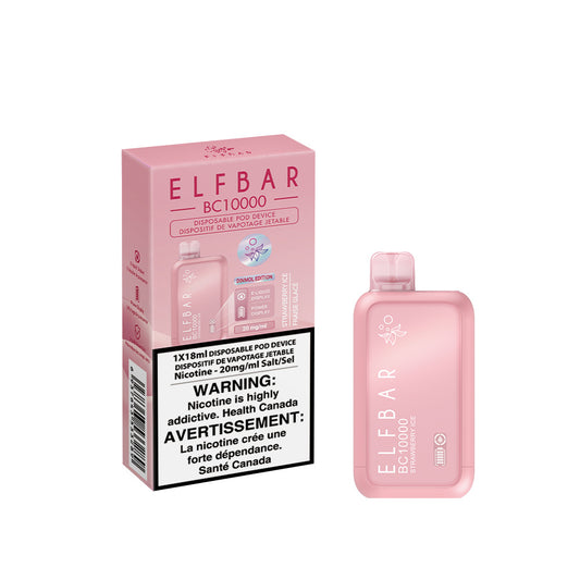 ELF Bar BC10K 18ml Disposable Vape - Strawberry Ice