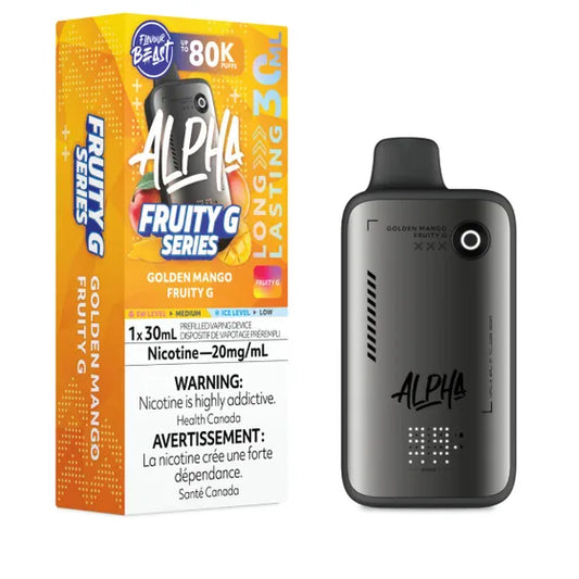 Flavour Beast Alpha Disposable - Golden Mango Fruity G 20MG
