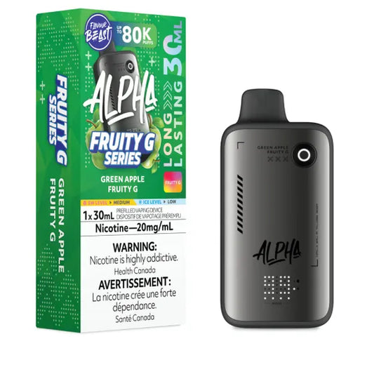 Flavour Beast Alpha Disposable - Green Apple Fruity G 20MG