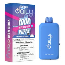 Drip'n Daily 30ML Disposable - Just Blue Razz 20MG