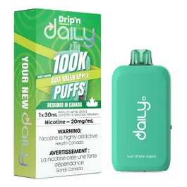 Drip'n Daily 30ML Disposable - Just Green Apple 20MG