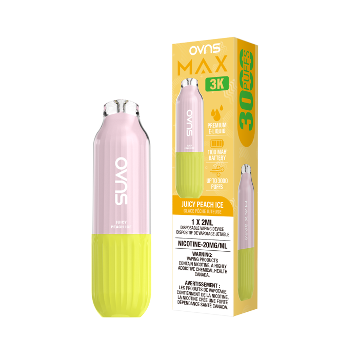 OVNS Max 3k - Juicy Peach Ice