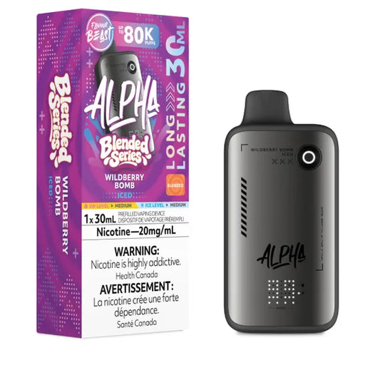 Flavour Beast Alpha Disposable - Wildberry Bomb Iced 20MG