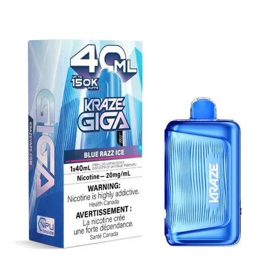 Kraze Giga - Blue Razz Ice