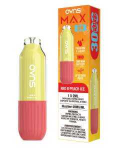 OVNS Max 3k - Red B Peach Ice