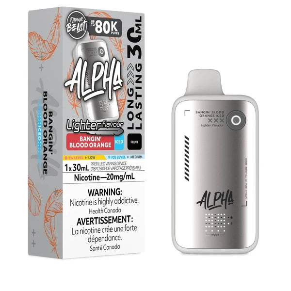 Flavour Beast Alpha Disposable - L.S. Bangin' Blood Orange Iced 20MG