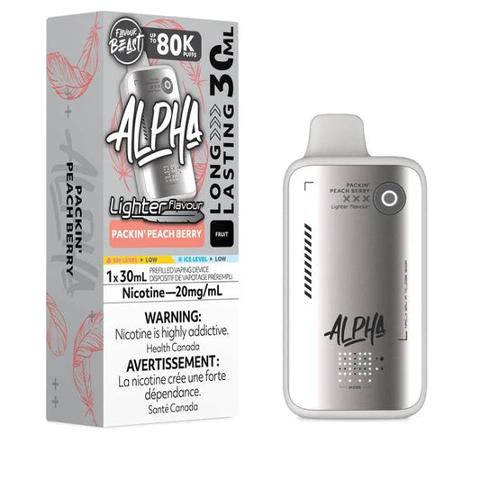 Flavour Beast Alpha Disposable - L.S. Packin' Peach Berry 20MG