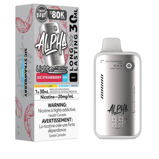 Flavour Beast Alpha Disposable - L.S. Sic Strawberry Iced 20MG